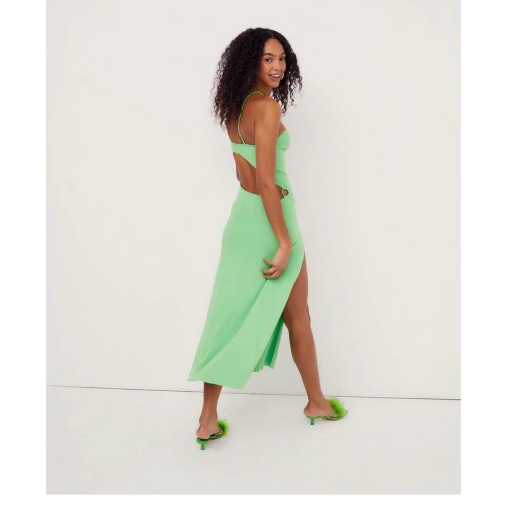 For Love & Lemons One Shoulder Knit Dress Small Vacation Resort Wedding Guest - Picture 10 of 11